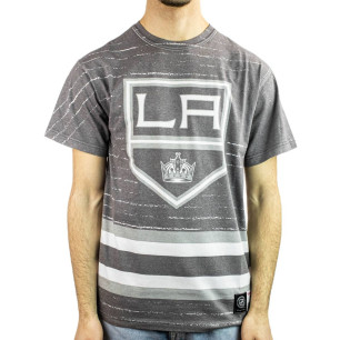 Mitchell & ness Jumbtron 3.0 T-shirt NHL Los Angeles Kings Grey