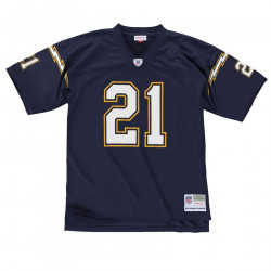 Maillot NFL Ladainian Tomlinson Los Angeles Chargers 2006 Mitchell & Ness Legacy Retro Bleu Marine pour Homme