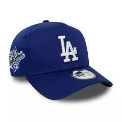 Casquette MLB Los Angeles Dodgers New Era World Series Patch 9Forty A-Frame Bleu