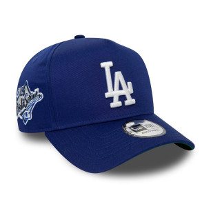 New Era World Series Patch 9Forty A-Frame hat MLB Los Angeles Dodgers Royal