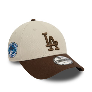 Gorra MLB Los Angeles Dodgers New Era World Series Patch 9Forty Maron