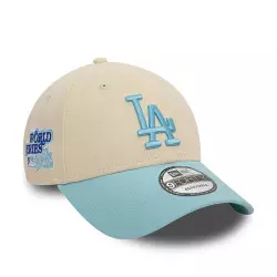 Casquette MLB Los Angeles Dodgers New Era World Series Patch 9Forty Bleu