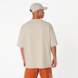 New Era World Series Patch Oversize T-shirt MLB New York Yankees Cream