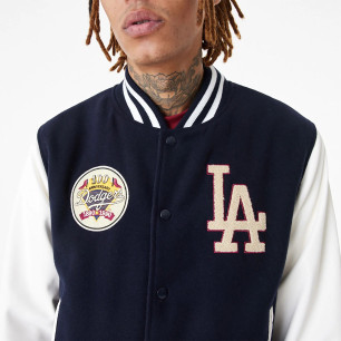 New Era Varsity Jacket MLB Los Angeles Dodgers Navy