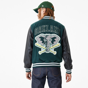 Bomber MLB Oakland Athletics New Era Varsity vert