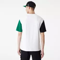 T-Shirt NBA Boston Celtics New Era Arch Wordmark Oversize Blanc