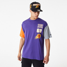 T-Shirt NBA Phoenix suns New Era Arch Wordmark Oversize Violet