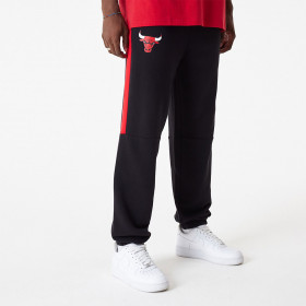Pantalon NBA Chicago Bulls New Era Colour Block Jogger Noir