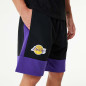 Short NBA Los Angeles Lakers New Era Colour Block 2 negro