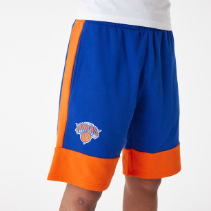 Short NBA New York Knicks New Era Colour Block 2 Bleu