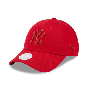 Gorra MLB New York Yankees New Era League Essential 9Forty Rojo para Mujer