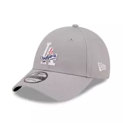 Casquette MLB Los Angeles Dodgers New Era 9Forty Team logo Infill Gris