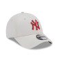 Casquette MLB New York Yankees New Era League Essential 9Forty Crème