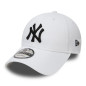 Casquette MLB New York Yankees New Era League Basic 9Forty Blanc