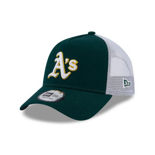 Casquette MLB Oakland Athletics New Era Team Script Trucker Vert
