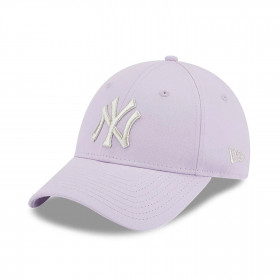 Gorra MLB New York Yankees New Era Metallic Logo 9Forty Maron para Purpura