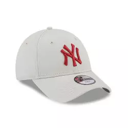 Casquette MLB New York Yankees New Era League Essential 9Forty Creme pour Junior