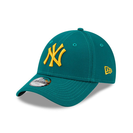 Youth's New Era League Essential 9Forty hat MLB New York Yankees Green