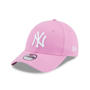 Youth's New Era League Essential 9Forty hat MLB New York Yankees Pink