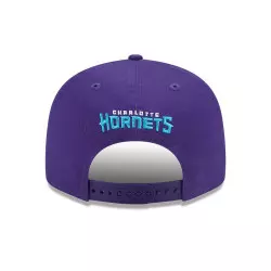 Gorra NBA Charlotte Hornets New Era Patch 9Fifty Purpura