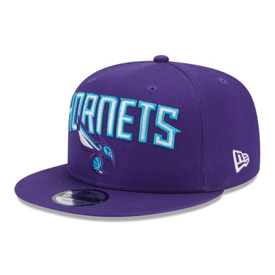 New Era Patch 9Fifty NBA hat Charlotte Hornets Purple