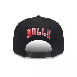 Casquette NBA Chicago Bulls New Era Patch 9Fifty Noir