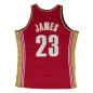 Camiseta NBA LeBron James Cleveland Cavaliers 2003-04 Mitchell & Ness Swingman Hardwood Classic Roja Camiseta NBA LeBron James Cleveland Cavaliers 2003-04 Mitchell & Ness Swingman Hardwood Classic Roja
