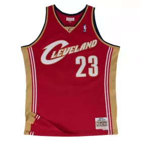 Camiseta NBA LeBron James Cleveland Cavaliers 2003-04 Mitchell & Ness Swingman Hardwood Classic Roja