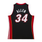 Maillot NBA Ray Allen Miami Heat 2012-13 Mitchell & ness Hardwood Classic Noir Maillot NBA Ray Allen Miami Heat 2012-13 Mitchell & ness Hardwood Classic Noir