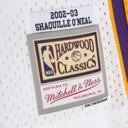Maillot NBA Shaquille O'Neal Los Angeles Lakers 2002-03 Mitchell & ness Alternate Blanc