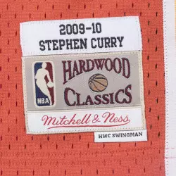 Maillot NBA Stephen Curry Golden State Warriors 2009-10 Mitchell & ness Hardwood Classics swingman Orange