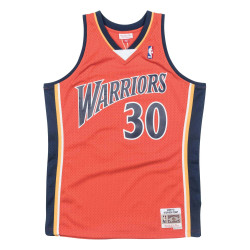 Camiseta NBA Stephen Curry Golden State Warriors 2009-10 Mitchell & ness Hardwood Classics swingman naranja