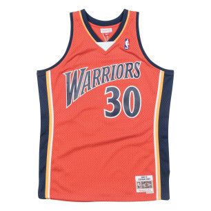 Mitchell & ness Hardwood Classics swingman jersey NBA Stephen Curry Golden State Warriors 2009-10 orange