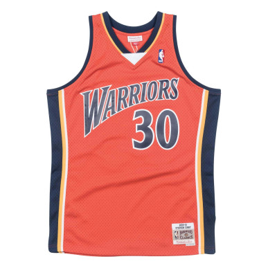 Camiseta NBA Stephen Curry Golden State Warriors 2009-10 Mitchell & ness Hardwood Classics swingman naranja