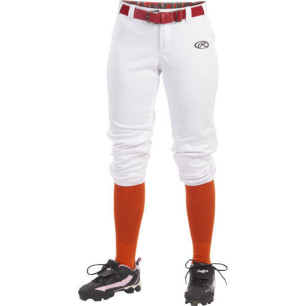 Women's Rawlings Baseball pants Short White