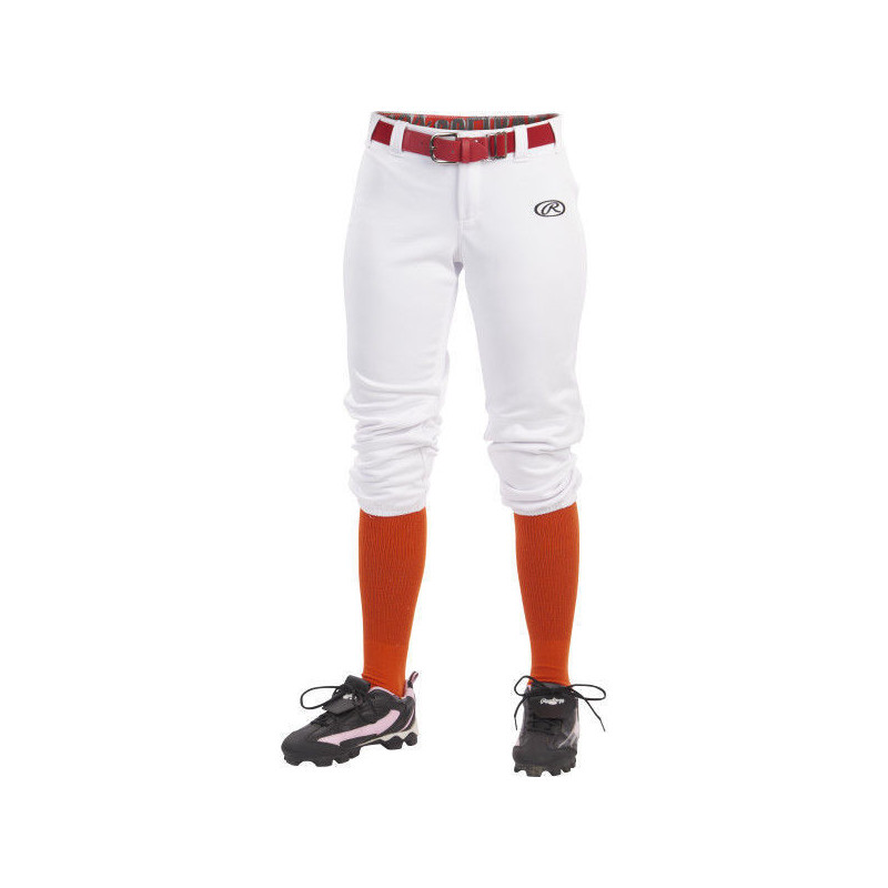Women's Rawlings Baseball pants Short White