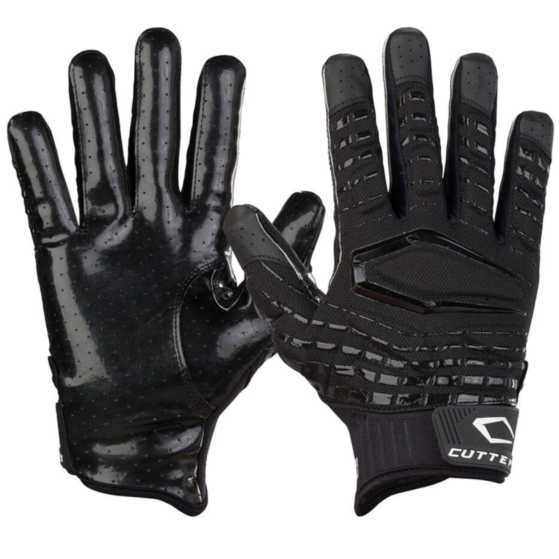Cutters Gamer 5.0 football gloves Black