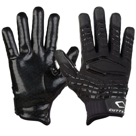 Cutters Gamer 5.0 football gloves Black