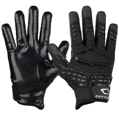 Cutters Gamer 5.0 football gloves Black