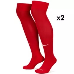 Chaussettes montantes Nike Over the Calf Rouge