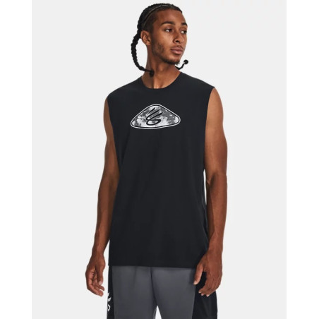 Camisetas Under Armour Curry Negro para hombre