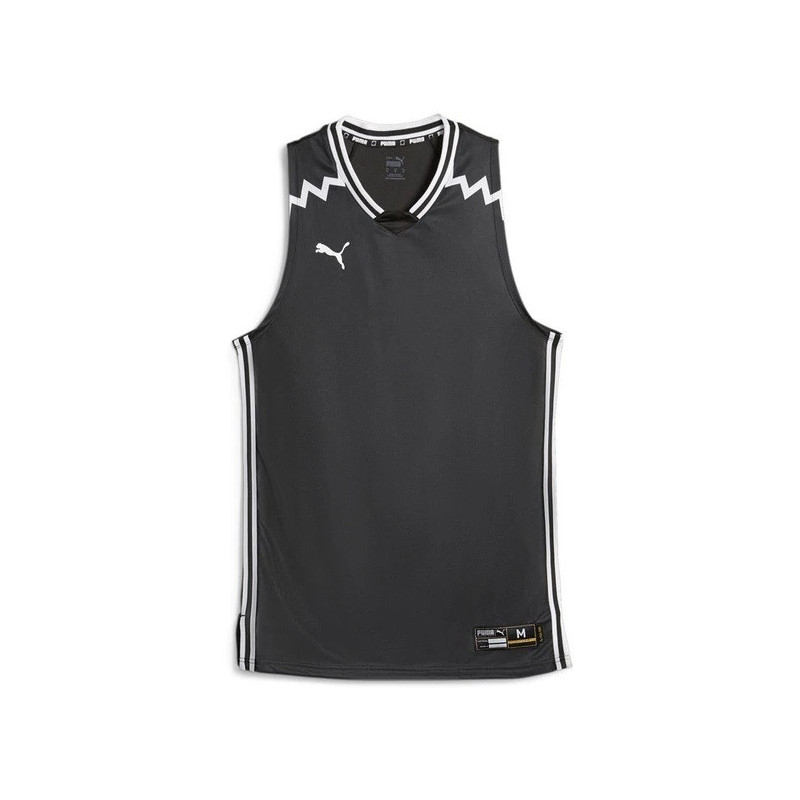 Camisetas Puma Hoops Game Jersey Negro