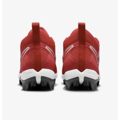 Crampons de Football Americain moulés Nike Alpha Menace Shark 3 Mid Rouge