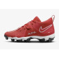 Crampones de fútbol americano Nike Alpha Menace Shark 3 Mid Rojo