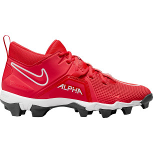 Men's Football Cleats Nike Alpha Menace Shark 3 Mid Red
