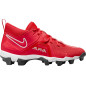 Crampons de Football Americain moulés Nike Alpha Menace Shark 3 Mid Rouge Crampons de Football Americain moulés Nike Alpha Menace Shark 3 Mid Rouge