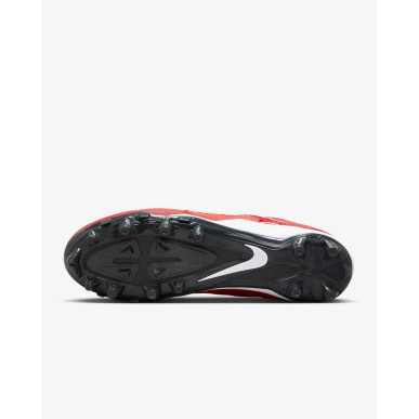 Crampons de Football Americain moulés Nike Alpha Menace Varsity 3 Mid rouge