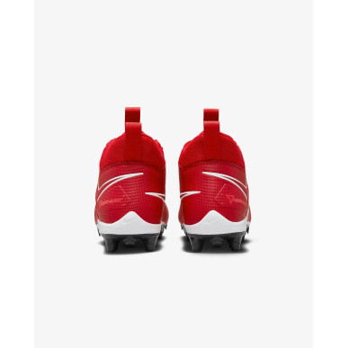 Crampons de Football Americain moulés Nike Alpha Menace Varsity 3 Mid rouge
