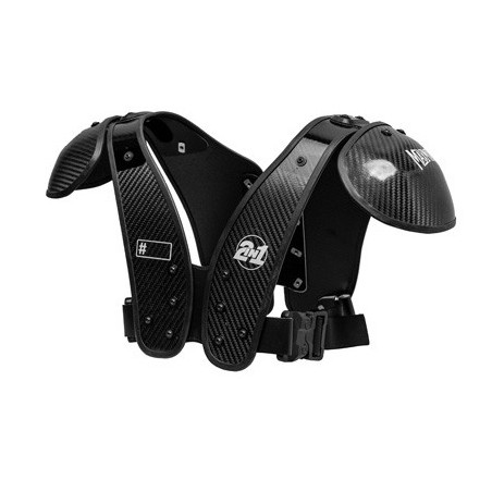 2inOne Carbon Shell Football Shoulderpad black