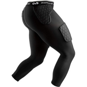 Mcdavid HexPad Thudd 5 Pads 3/4 Legging Black